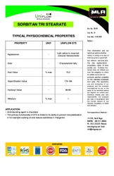 Sorbitan Tristearate, MLA, 25 kg