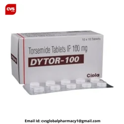Dytor Tablet (Torasemide), Cipla Ltd, 5 mg,10 mg,20 mg,40 mg,100 mg