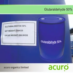 Glutaraldehyde 50%, Grade: Commercial, Packaging Size: 25 kg