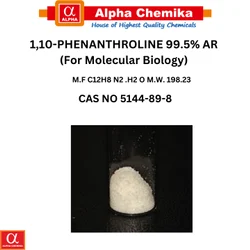 Powder 1,10-PHENANTHROLINE 99.5% AR (For Molecular Biology), For Laboratory