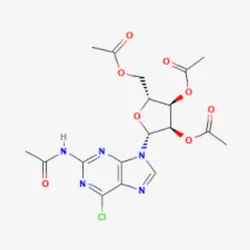 2-Acetamido-6-chloro-9-(2,3,5-tri-O-acetyl-b-D-ribofuranosyl)purine
