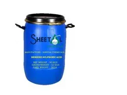 LUMPS OR CRYSTAL Benzene Sulphonic Acid, 98% Min