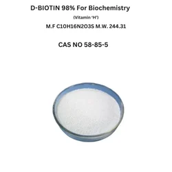 D-BIOTIN 98% For Biochemistry, Packaging Type: Drum