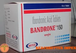 Ibandronic Acid Bandrone Ibandronate 150 Mg Tablets, Natco