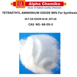 TETRAETHYL AMMONIUM IODIDE 98% For Synthesis, 99%, 500gm Bottle