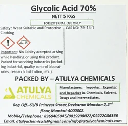 Liquid Glycolic Acid 70%, Packaging Size: 200 kg