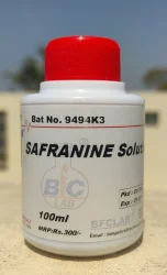 Reagent Grade 100ml Safranine Solution, Liquid