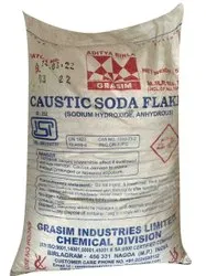 Industrial Grade 99% Caustic Soda Flake, 50 Kg Bag, 1310-73-2