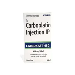 Pfizer Ltd Carboplatin 450mg Injection, Storage: Store Below 30 Degreec, 45 ml In 1 Vial