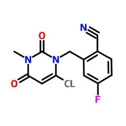 2-(6-Chloro-3,4-Dihydro-3-Methyl-2,4-Dioxo-1(2H)-Pyrimidinyl)Methyl-4-Fluorobenzonitrile