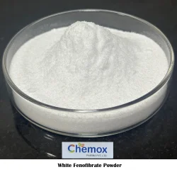 White Fenofibrate Powder