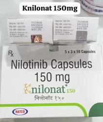 Ninlib hetero nilotinib 150mg Capsules CML, For Personal, Packaging Size: 7*4 Capsule