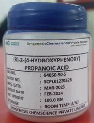 Form: Powder R-2-(4-Hydroxyphenoxy) propanoic acid, Packaging Size: 25 KG