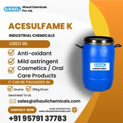 ACESULFAME K chemicals Manufacturers, Suppliers, Exporters From Vasai Mumbai India