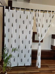 Cotton Cotten Printed Curtain, For Door