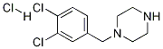 1-(3,4-DICHLOROBENZYL)PIPERAZINE HYDROCHLORIDE Structural