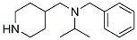 Benzyl-isopropyl-piperidin-4-ylMethyl-aMine Structural
