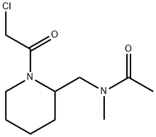 N-[1-(2-Chloro-acetyl)-piperidin-2-ylMethyl]-N-Methyl-acetaMide Structural