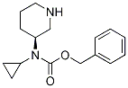 Cyclopropyl-(S)-piperidin-3-yl-carbaMic acid benzyl ester Structural