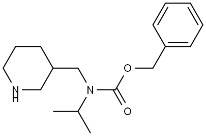 Isopropyl-piperidin-3-ylMethyl-carbaMic acid benzyl ester Structural