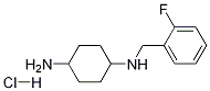 N-(2-Fluoro-benzyl)-cyclohexane-1,4-diamine hydrochloride Structural