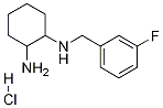 N-(3-Fluoro-benzyl)-cyclohexane-1,2-diamine hydrochloride Structural