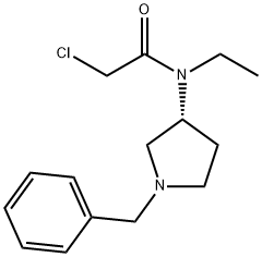 N-((R)-1-Benzyl-pyrrolidin-3-yl)-2-chloro-N-ethyl-acetaMide Structural