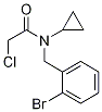 N-(2-BroMo-benzyl)-2-chloro-N-cyclopropyl-acetaMide Structural