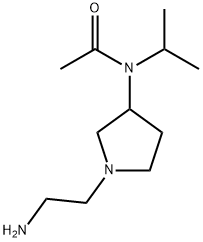 N-[1-(2-AMino-ethyl)-pyrrolidin-3-yl]-N-isopropyl-acetaMide Structural