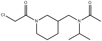 N-[1-(2-Chloro-acetyl)-piperidin-3-ylMethyl]-N-isopropyl-acetaMide Structural