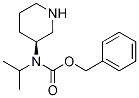 Isopropyl-(S)-piperidin-3-yl-carbaMic acid benzyl ester Structural