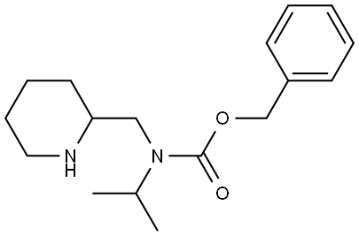 Isopropyl-piperidin-2-ylMethyl-carbaMic acid benzyl ester Structural