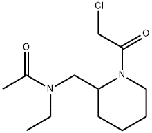 N-[1-(2-Chloro-acetyl)-piperidin-2-ylMethyl]-N-ethyl-acetaMide Structural