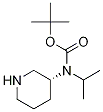 Isopropyl-(R)-piperidin-3-yl-carbaMic acid tert-butyl ester Structural