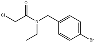 N-(4-BroMo-benzyl)-2-chloro-N-ethyl-acetaMide Structural