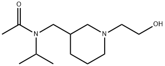 N-[1-(2-Hydroxy-ethyl)-piperidin-3-ylMethyl]-N-isopropyl-acetaMide Structural