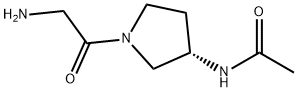 N-[(S)-1-(2-AMino-acetyl)-pyrrolidin-3-yl]-acetaMide Structural