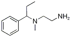 N*1*-Methyl-N*1*-(1-phenyl-propyl)-ethane-1,2-diaMine Structural