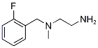 N*1*-(2-Fluoro-benzyl)-N*1*-Methyl-ethane-1,2-diaMine Structural