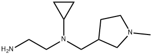 N*1*-Cyclopropyl-N*1*-(1-Methyl-pyrrolidin-3-ylMethyl)-ethane-1,2-diaMine Structural