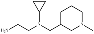 N*1*-Cyclopropyl-N*1*-(1-Methyl-piperidin-3-ylMethyl)-ethane-1,2-diaMine Structural