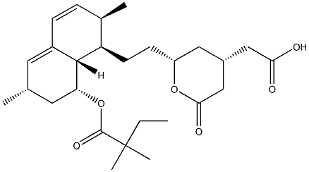 SiMvastatinAcetate Ester Structural