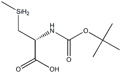 (R)-2-((tert-butoxycarbonyl)aMino)-3-(Methylselanyl)propanoic acid Structural