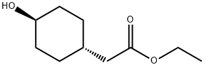 Cyclohexaneacetic acid, 4-hydroxy-, Ethyl ester, trans- Structural