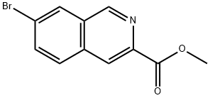 Methyl 7-broMoisoquinoline-3-carboxylate Structural
