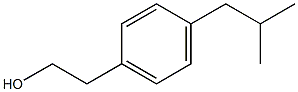 2-[4-(2-Methylpropyl)phenyl] ethanol Structural