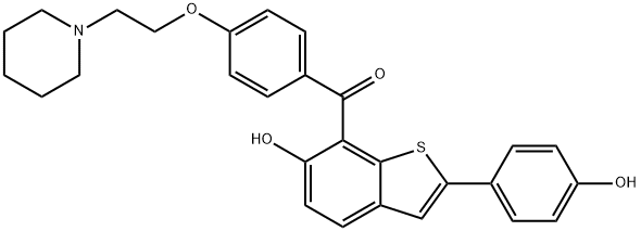 [6-Hydroxy-2-(4-hydroxyphenyl)benzo[b]thiophen-7-yl] Structural