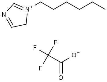 N-hexyliMidazoliuM trifluoroacetate Structural