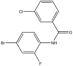 N-(4-bromo-2-fluorophenyl)-3-chlorobenzamide