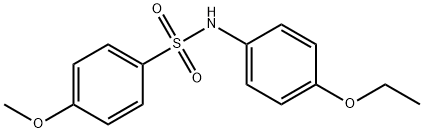 N-(4-ethoxyphenyl)-4-methoxybenzenesulfonamide Structural